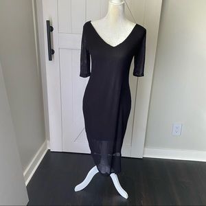 Black Midi Dress